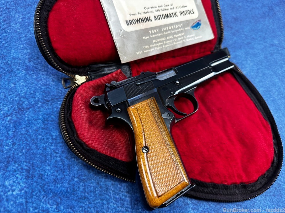 FN Browning Belgium T Series Hi-Power TANGENT with pouch and manual C&R-img-1