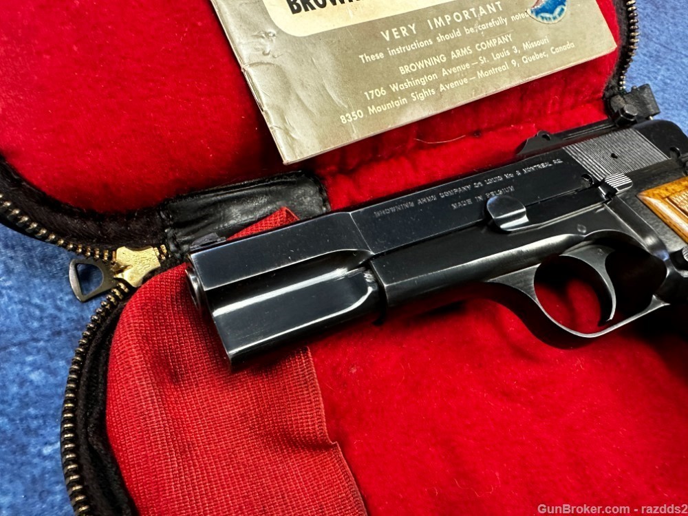 FN Browning Belgium T Series Hi-Power TANGENT with pouch and manual C&R-img-7