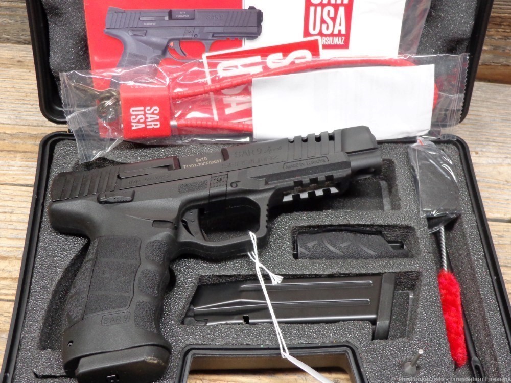 NEW - Sar USA SAR 9 Sport Black 9mm Pistol SARSILMAZ SAR9SPTBL-img-3