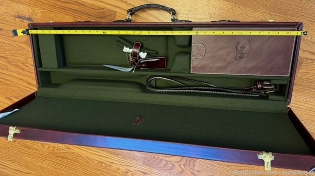 BROWNING LEATHER GUN CASE FOR 34", BRAND NEW-img-1