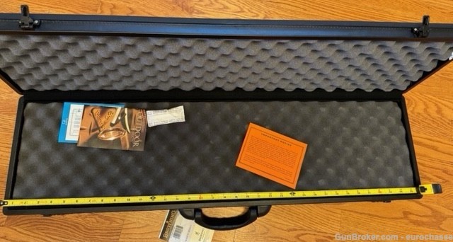 BROWNING GUN CASE, 36", BLACK SYNTHETIC LEATHER, BRAND NEW. -img-2