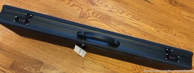 BROWNING GUN CASE, 36", BLACK SYNTHETIC LEATHER, BRAND NEW. -img-0