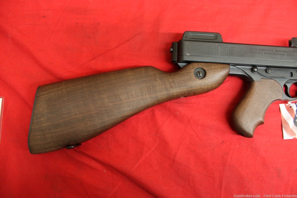 Auto-Ordnance Thompson 1927A1 Deluxe, TOMMY GUN 45acp w/ 50rd DRUM-img-2