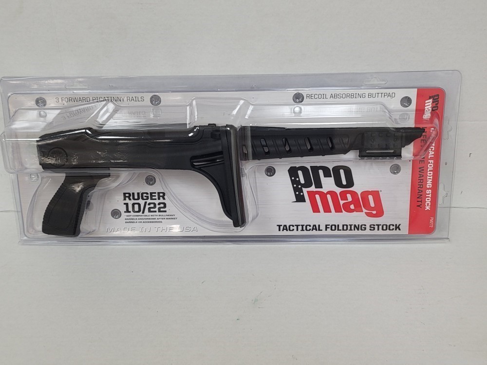 PROMAG Ruger 10/22 Tactical Folding Stock PM272 NEW-img-0