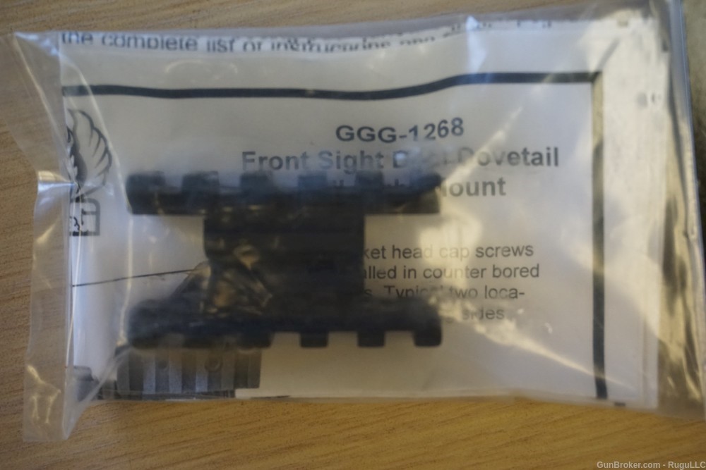GGG-1268 AR15 front sight dual dovetail mount-img-1