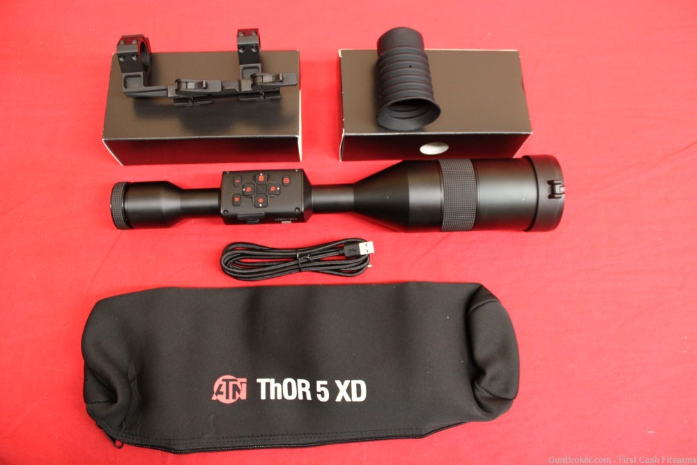 ATN ThOR 5 XD Smart HD Thermal Rifle Scope,4-40x Get $200.00 off, Layaway.-img-1