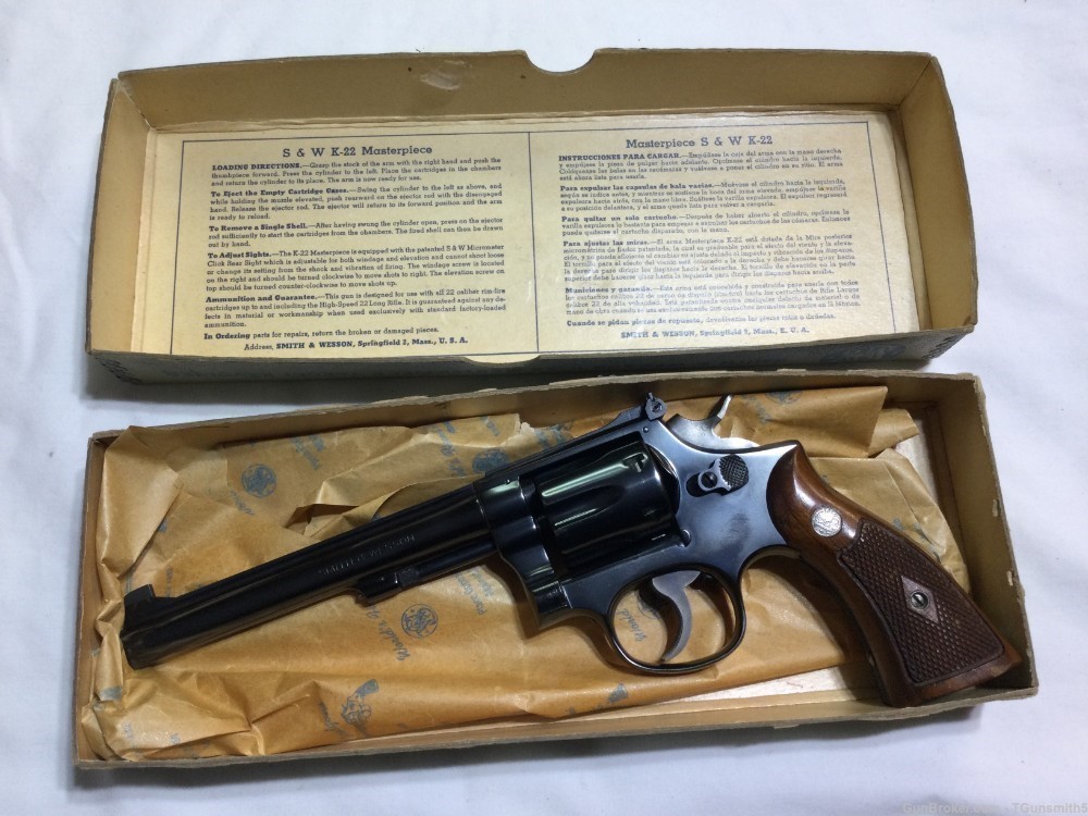 1951 SMITH & WESSON K-22 MASTERPIECE (3rd MODEL) "PRE-MODEL 17" in .22 LR-img-33