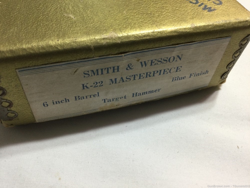 1951 SMITH & WESSON K-22 MASTERPIECE (3rd MODEL) "PRE-MODEL 17" in .22 LR-img-38