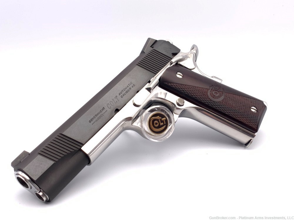 COLT CUSTOM ELITE COMBAT TWO TONE 1911 BRIGHT POLISHED AND BLUED BSTS 45ACP-img-5