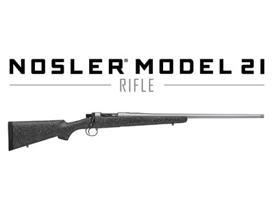 NOSLER INC Model 21 27 Nosler 3+1 Tactical Grey with Mounted Leupold VX-3HD
