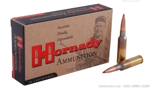 Hornady Match Ammunition 6.5 Creedmoor 140 Grain A-Max Boat Tail Box of 20-img-0