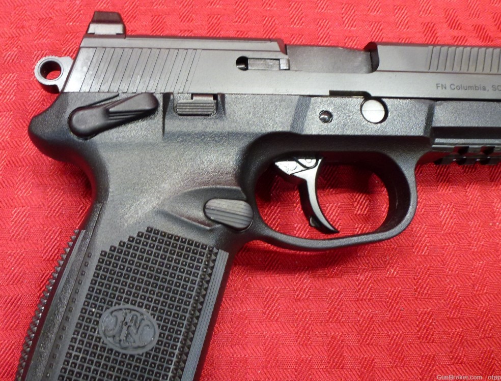 FN FNH FNX-45 TACTICAL .45 ACP Semi Auto Pistol, Red Dot, Light, Case -img-11