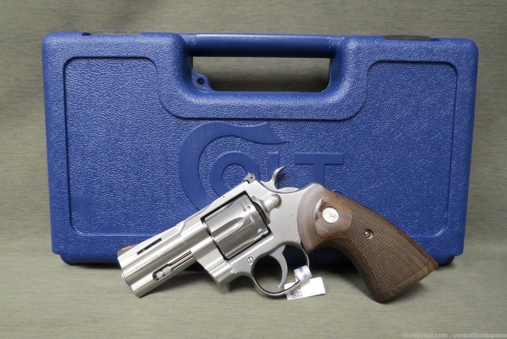 Colt Python- SP3WTS .357 mag  Revolver 3" Stainless-img-0