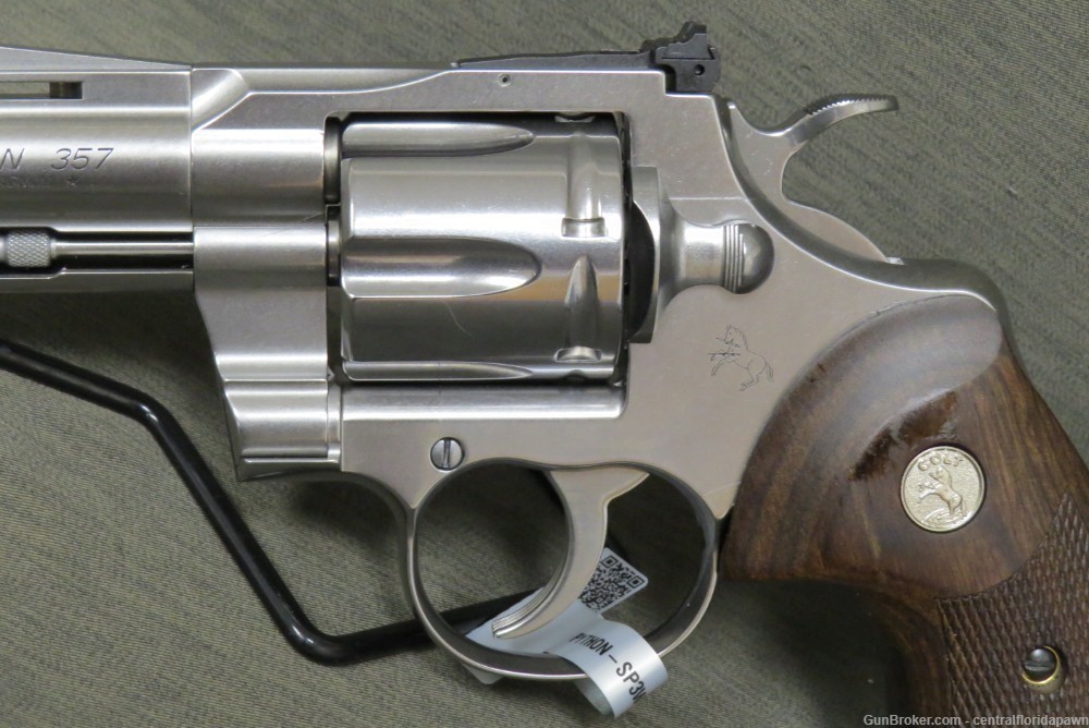 Colt Python- SP3WTS .357 mag  Revolver 3" Stainless-img-2