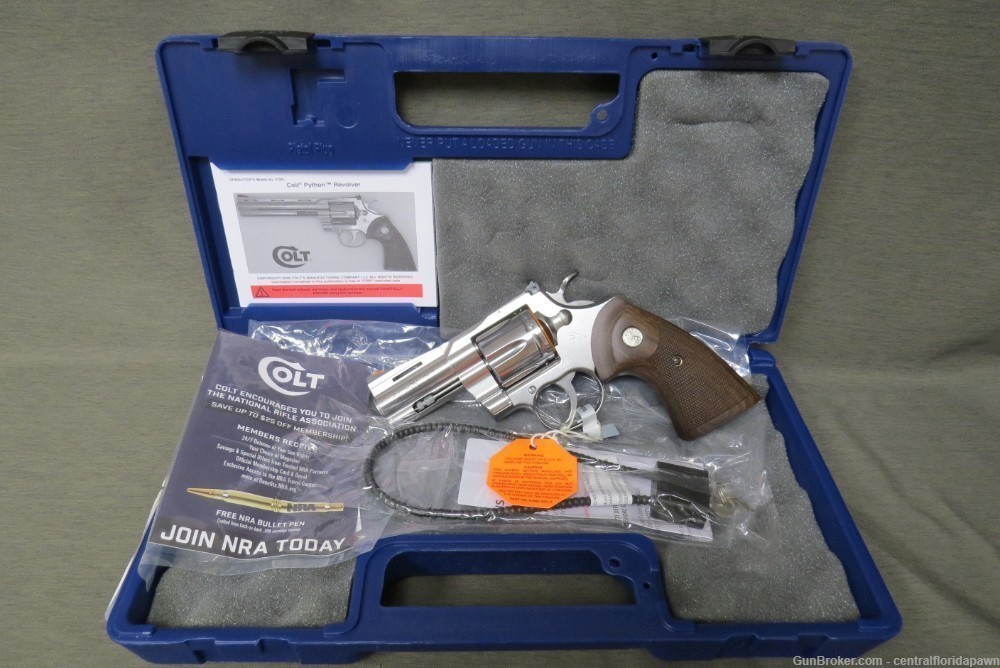 Colt Python- SP3WTS .357 mag  Revolver 3" Stainless-img-11