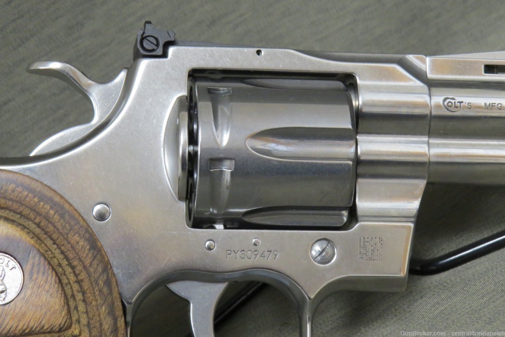 Colt Python- SP3WTS .357 mag  Revolver 3" Stainless-img-5
