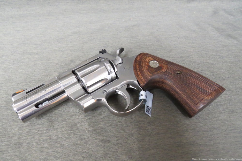 Colt Python- SP3WTS .357 mag  Revolver 3" Stainless-img-10