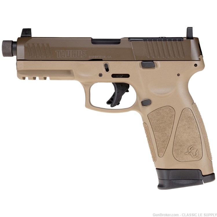 Taurus G3 Tactical 9mm Luger Pistol 17 Rounds Threaded Barrel Optics Ready -img-0