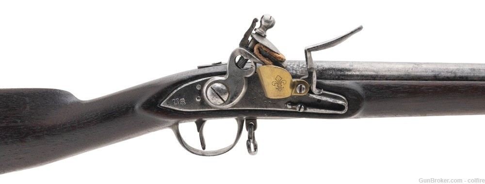 U.S. surcharged Model 1808 Flintlock Musket (AL7600)-img-1