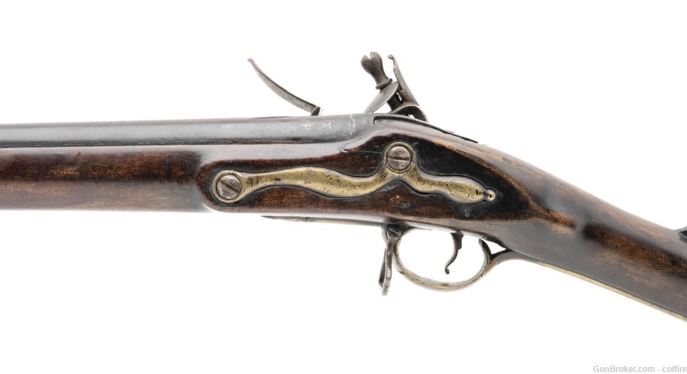 Revolutionary War American restock flintlock musket .75 caliber (AL7862)-img-7