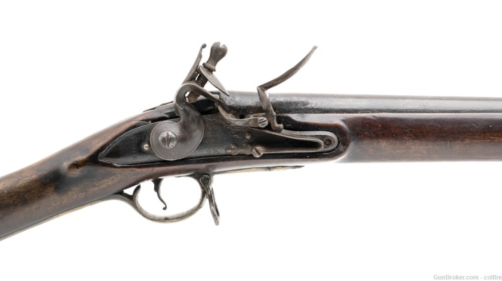 Revolutionary War American restock flintlock musket .75 caliber (AL7862)-img-2