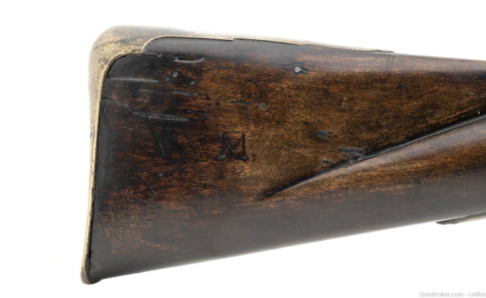 Revolutionary War American restock flintlock musket .75 caliber (AL7862)-img-4