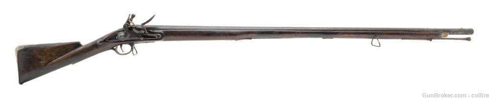 Revolutionary War American restock flintlock musket .75 caliber (AL7862)-img-1