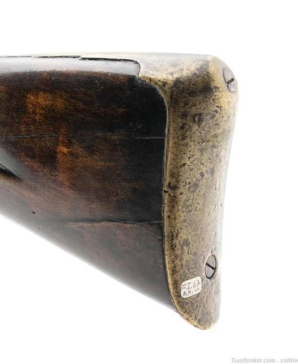 Revolutionary War American restock flintlock musket .75 caliber (AL7862)-img-9
