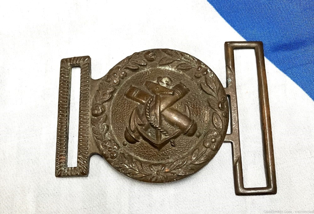 Civil War CONFEDERATE STATES NAVY belt buckle-img-0