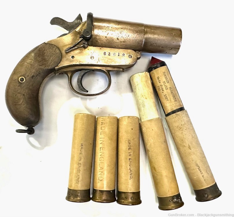 COGSWELL & HARRISON 1916 MKIII  FLARE GUN (WW I)-img-13