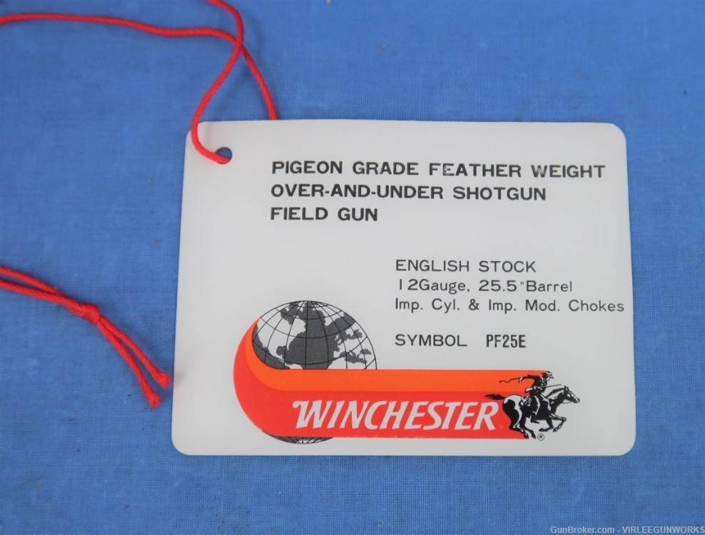 Winchester Model 101 Pigeon Grade Feather Weight English 12 Ga. 25.5” Boxed-img-43