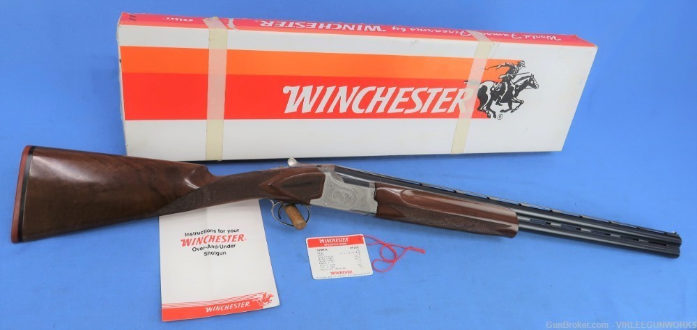 Winchester Model 101 Pigeon Grade Feather Weight English 12 Ga. 25.5” Boxed-img-0
