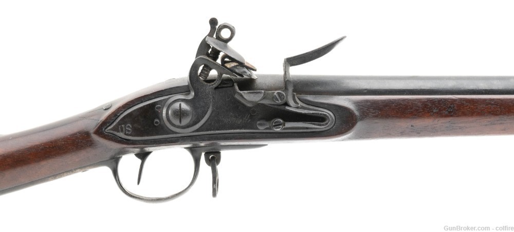 U.S. Model 1808 Surcharged Lock Plate musket .69 caliber (AL8152)-img-1