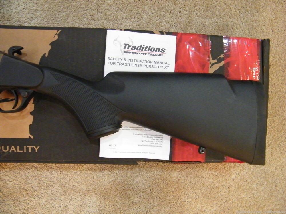 Traditions Pursuit XT .50 Cal Blackpowder 26" Fluted Cerakote -img-5