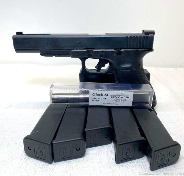 Glock G24 Long Slide .40S&W & .357Sig KKM Barrel - USED-img-0