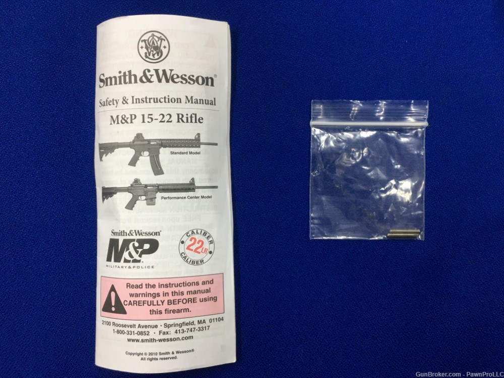 Smith & Wesson M&P 15-22 Performance Center, comes w/ instructions, .22 LR-img-8