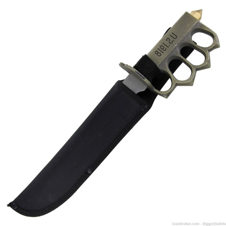WWI 1918 Bolo Trench Knife Reproduction with Sheath - FREE SHIPPING-img-4