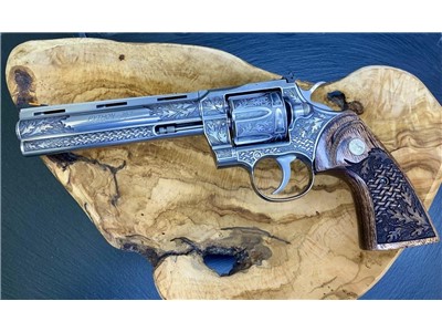 Colt Python 2020 ENGRAVED Woodsman by Altamont 6" .357 Mag