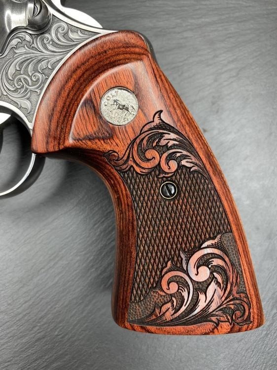 Colt Python 2020 ENGRAVED by Altamont 6" .357 Mag Stainless-img-2