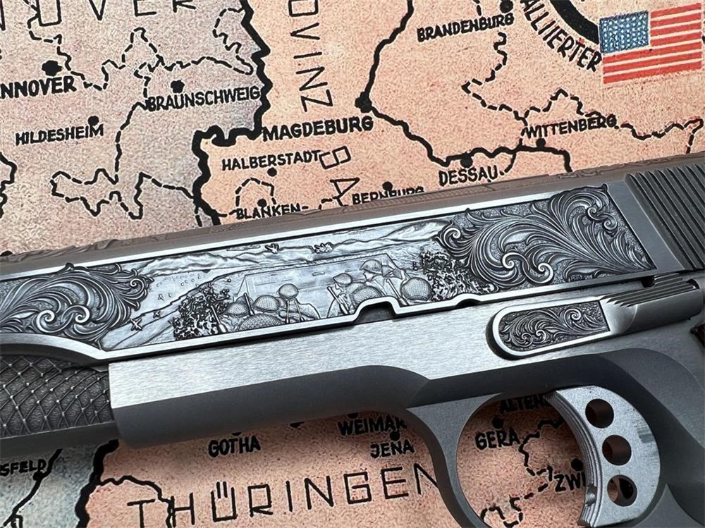 Springfield 1911 Custom Engraved D-Day Commemorative AAA by Altamont-img-3
