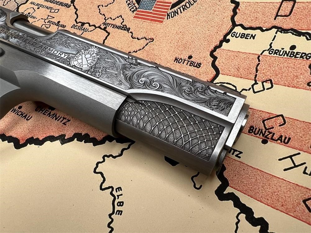 Springfield 1911 Custom Engraved D-Day Commemorative AAA by Altamont-img-9