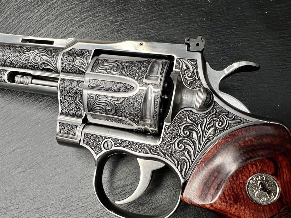 Colt Python 2020 ENGRAVED Royal Chateau AAA by Altamont 6" .357 Mag-img-4