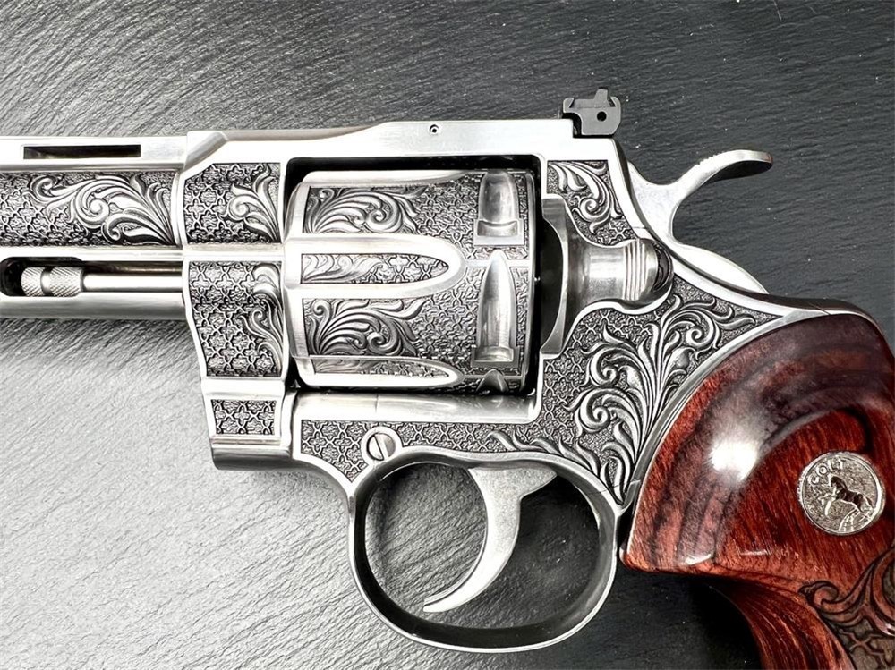 Colt Python 2020 ENGRAVED Royal Chateau AAA by Altamont 6" .357 Mag-img-5