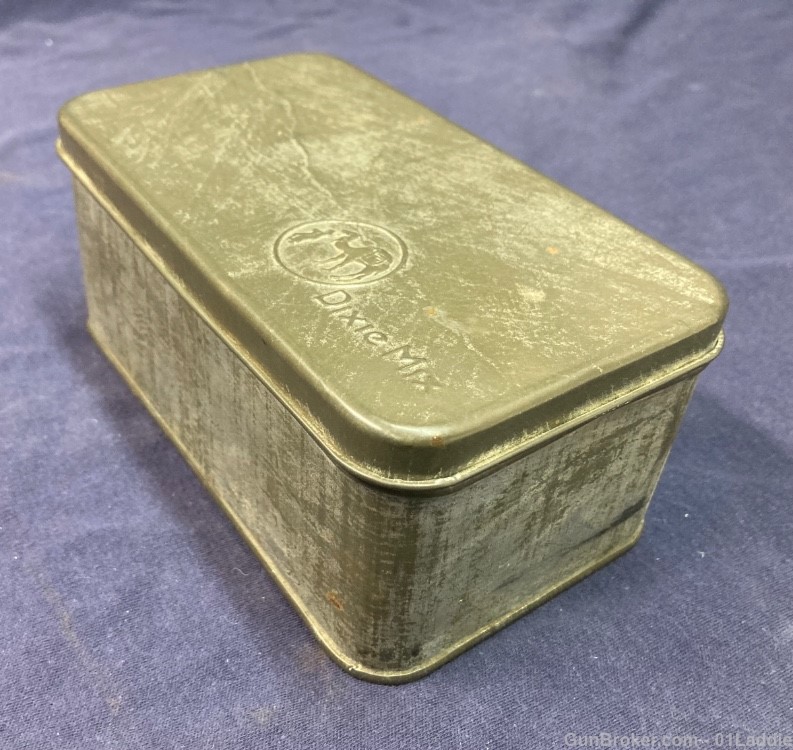 Vintage Dixie Mix Tin with embossed Camel Logo by Canco-img-1