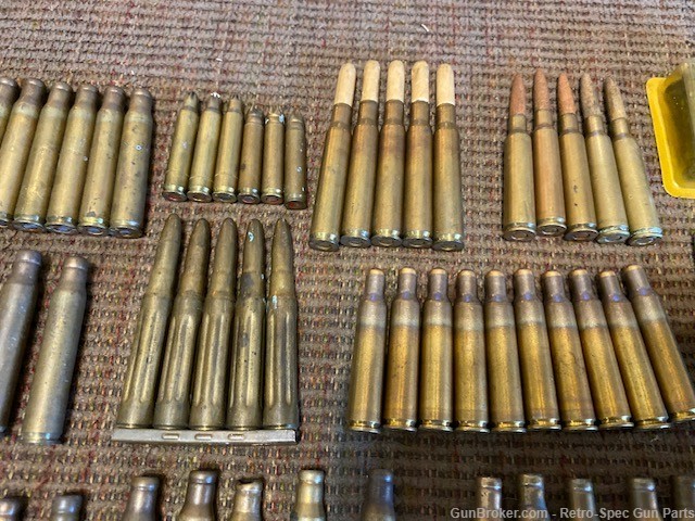 Vintage Collection of Rifle Blanks, Training & Dummy Rounds - Lot of 140   -img-7