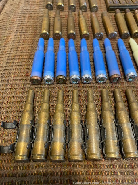 Vintage Collection of Rifle Blanks, Training & Dummy Rounds - Lot of 140   -img-1