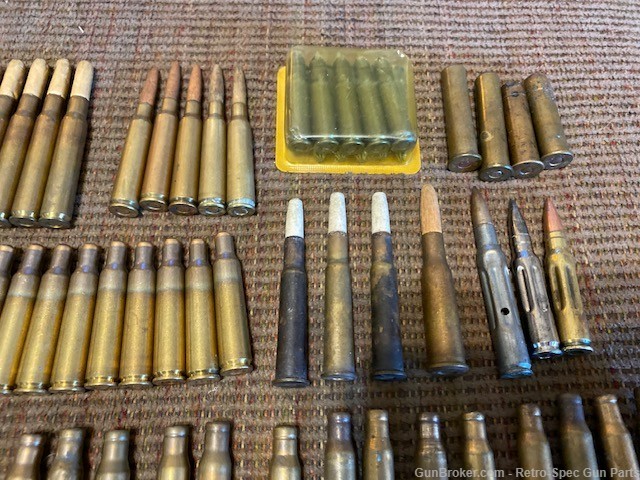 Vintage Collection of Rifle Blanks, Training & Dummy Rounds - Lot of 140   -img-6