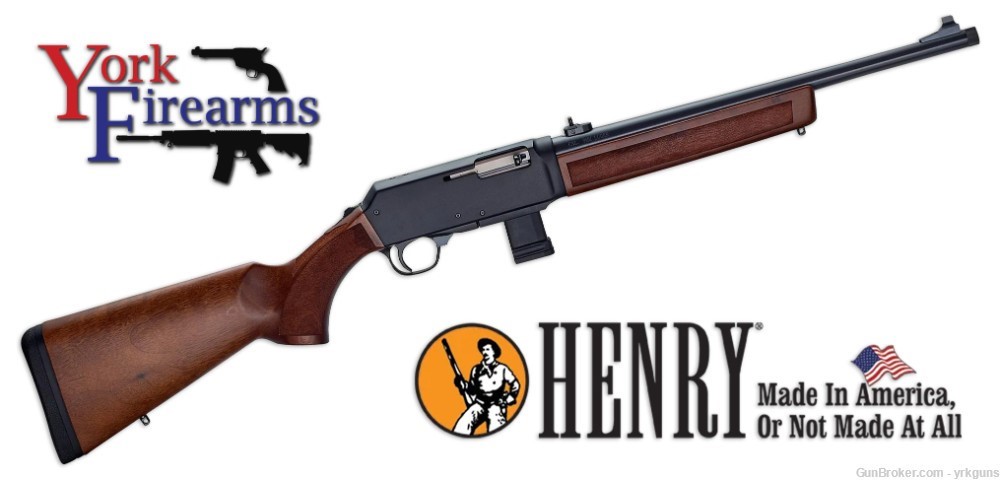 Henry Homesteader 9mm 16" Walnut 10R/5R Henry Magazine Carbine NEW H027-H9-img-0