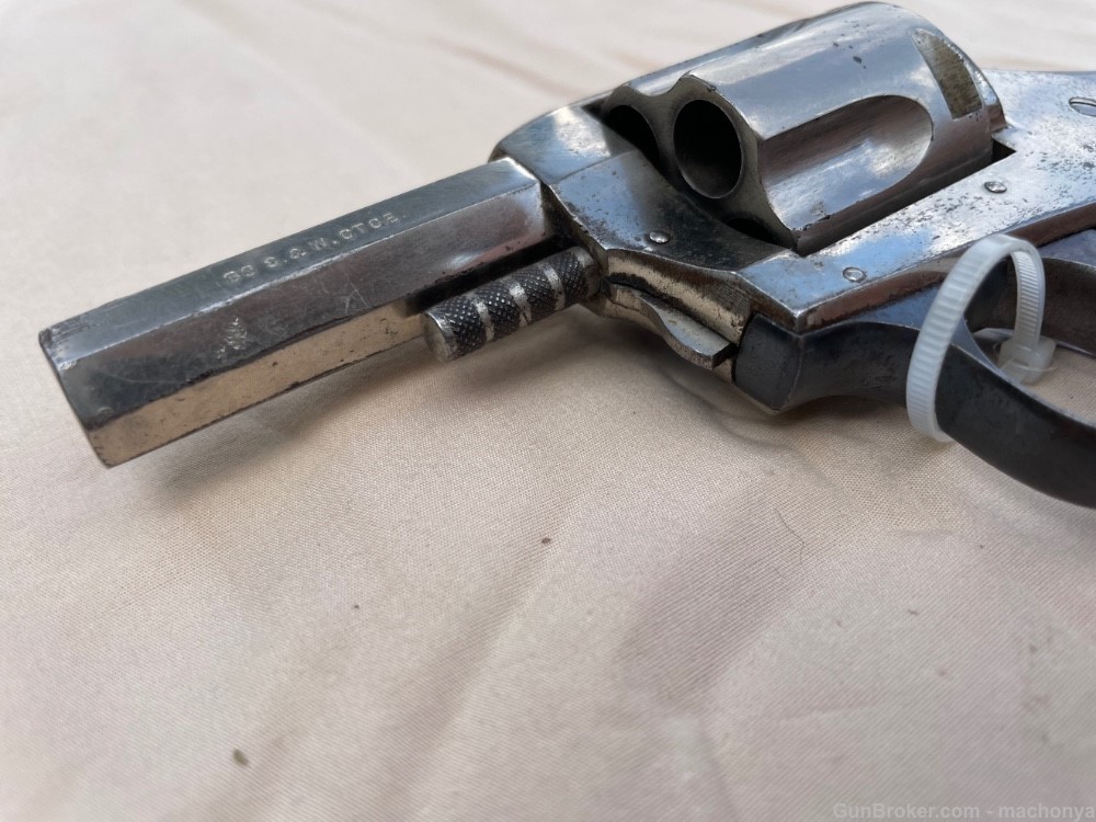 H & R American 38 S & W Chrome 5 Shot Revolver -img-5