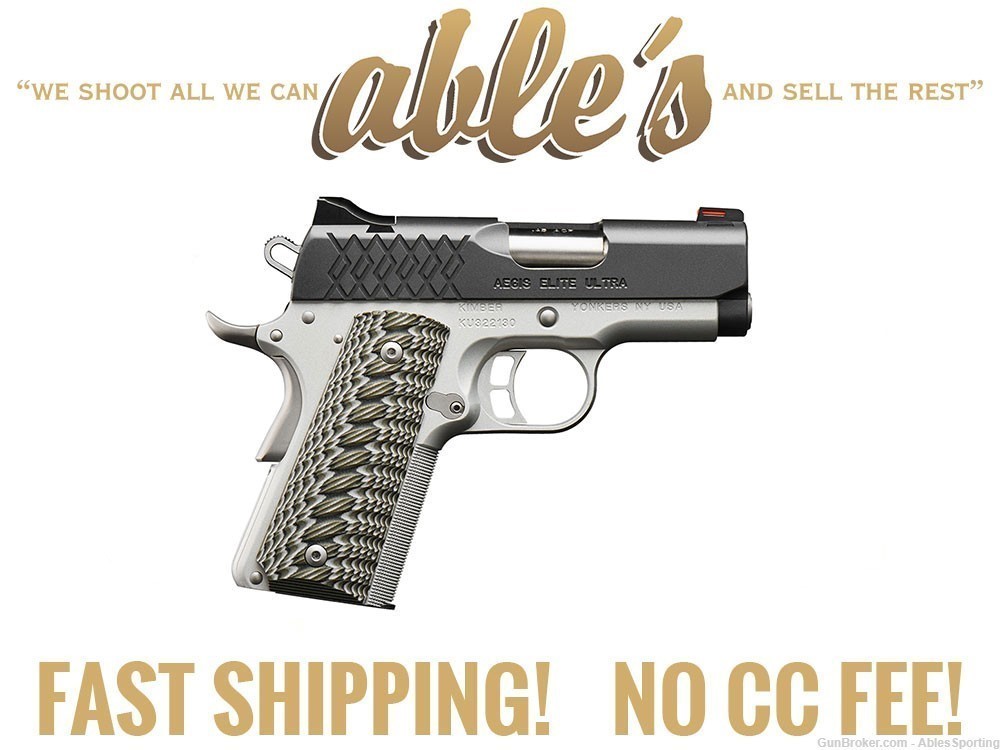 Kimber Aegis Elite Ultra Pistol 3000356, 45 ACP, 3", 7 Rds, NIB-img-0
